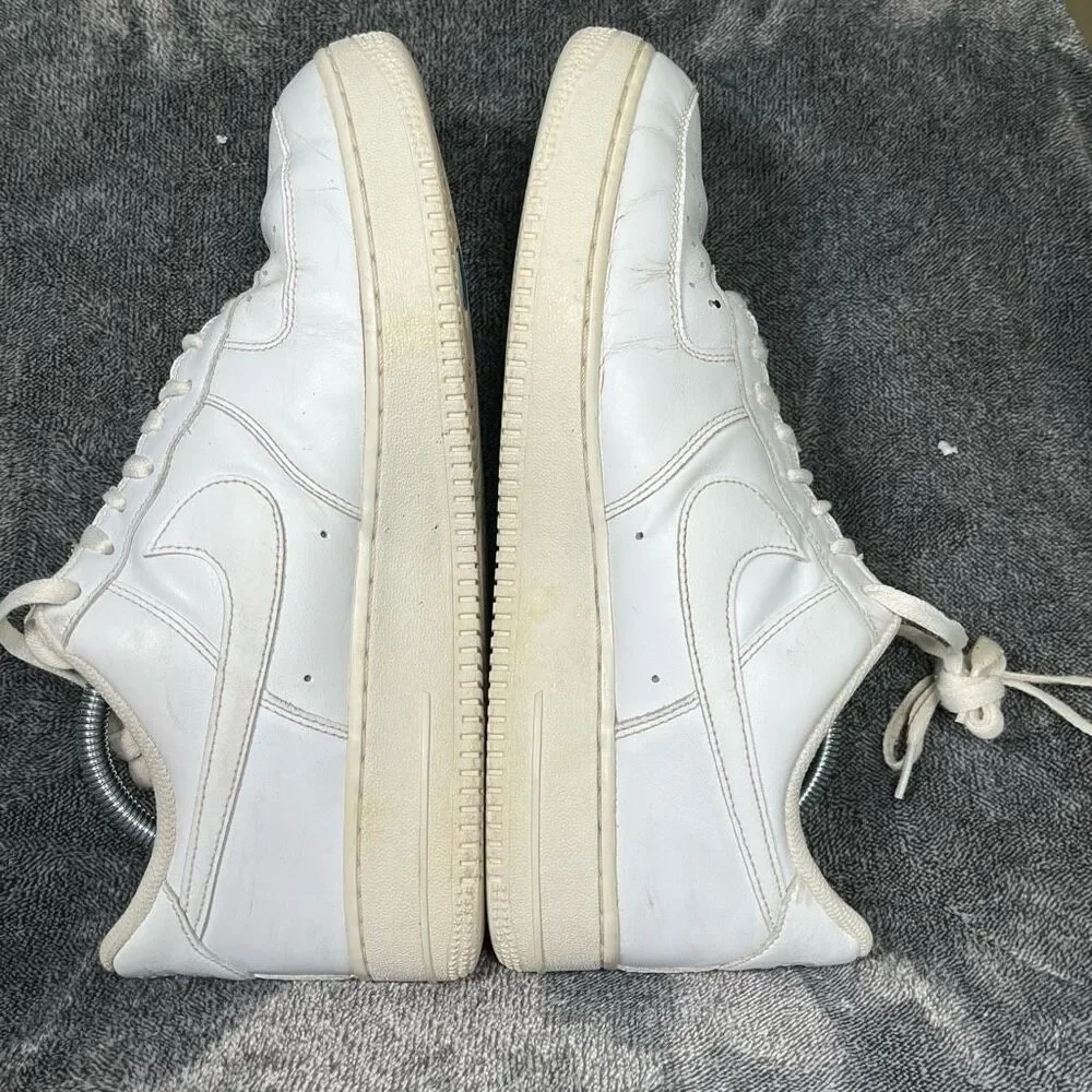 🩵 Nike Air Force 1 Low '07 Triple White Shoes Sneakers Men 10